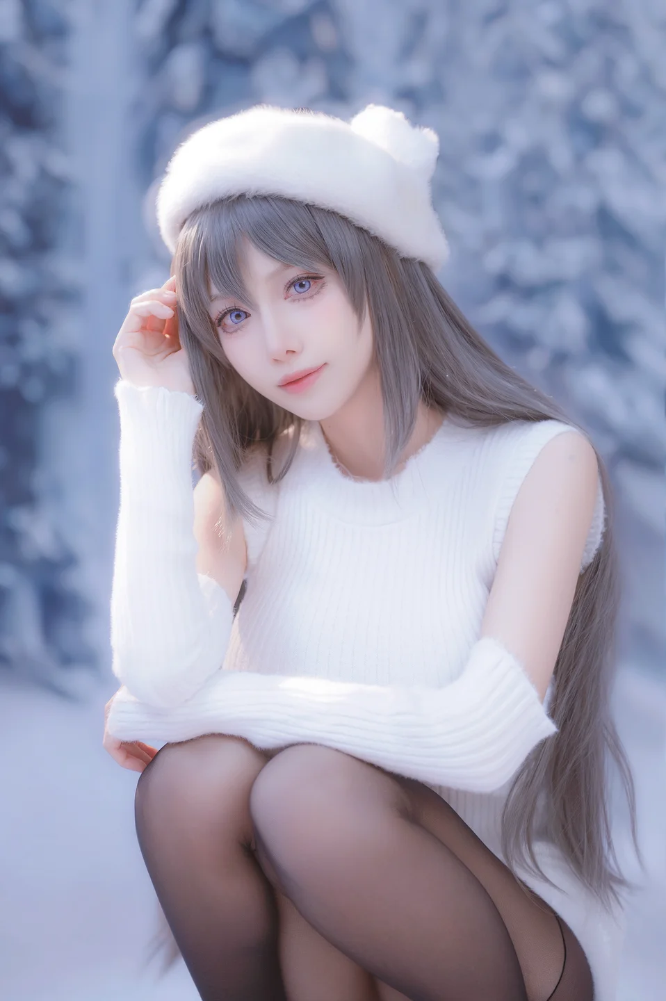 Shika小鹿鹿 - 麻衣学姐 [25P-418MB] tg@simisebaisi 【丝足阁】017.webp